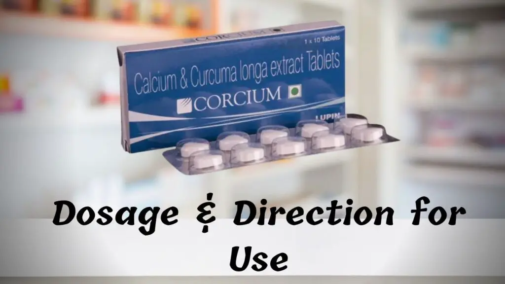 Dosage & Direction for Use