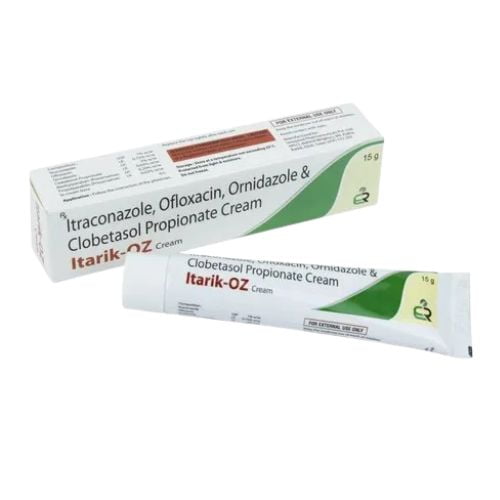 Itraconazole Ofloxacin Ornidazole & Clobetasol Propionate Cream
