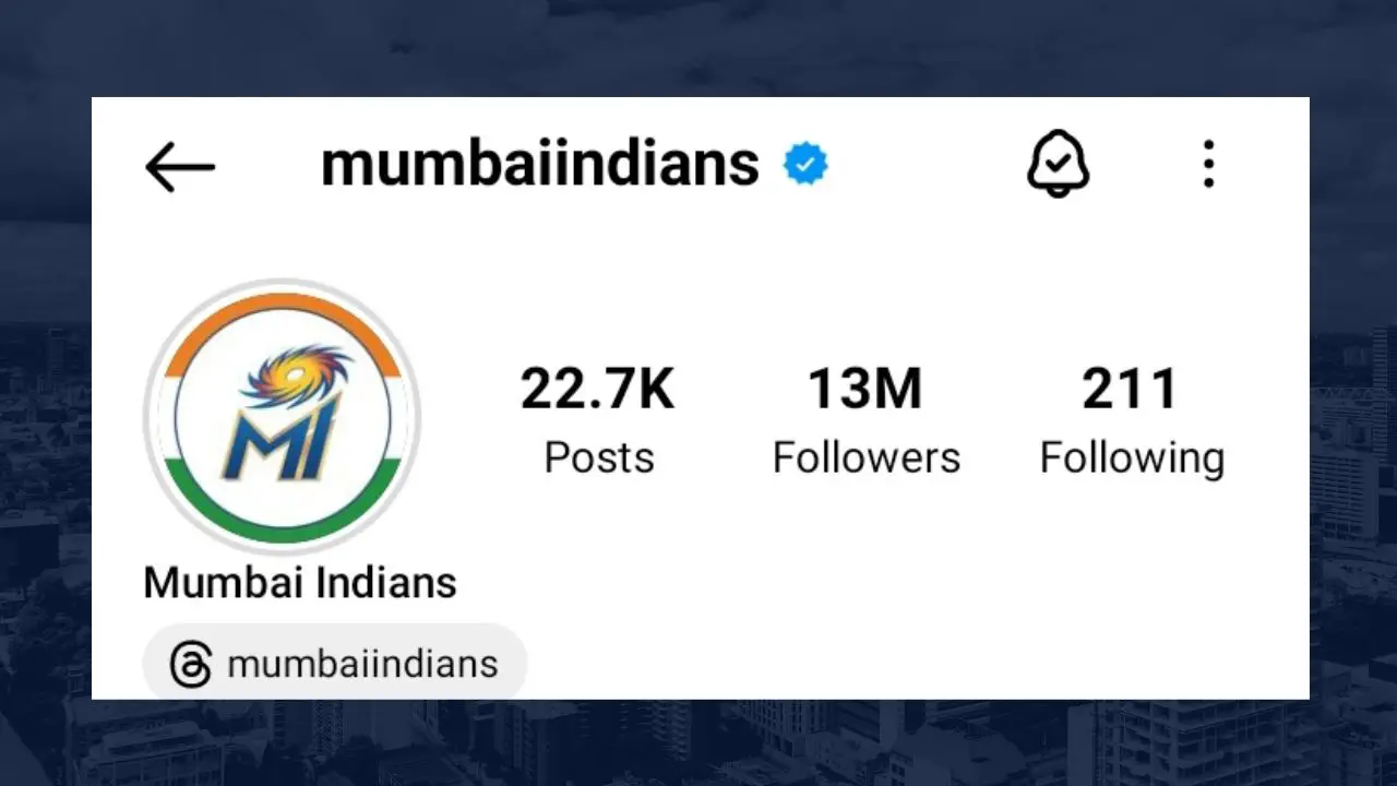 mumbai indians lost followers